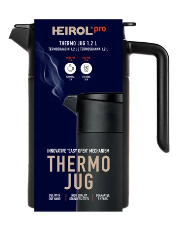 Heirol thermos jug 1.2 l - Black - Heirol