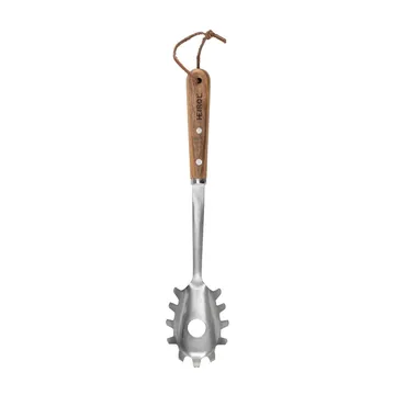 Stainless steel pasta server 34 cm - Beech - Heirol