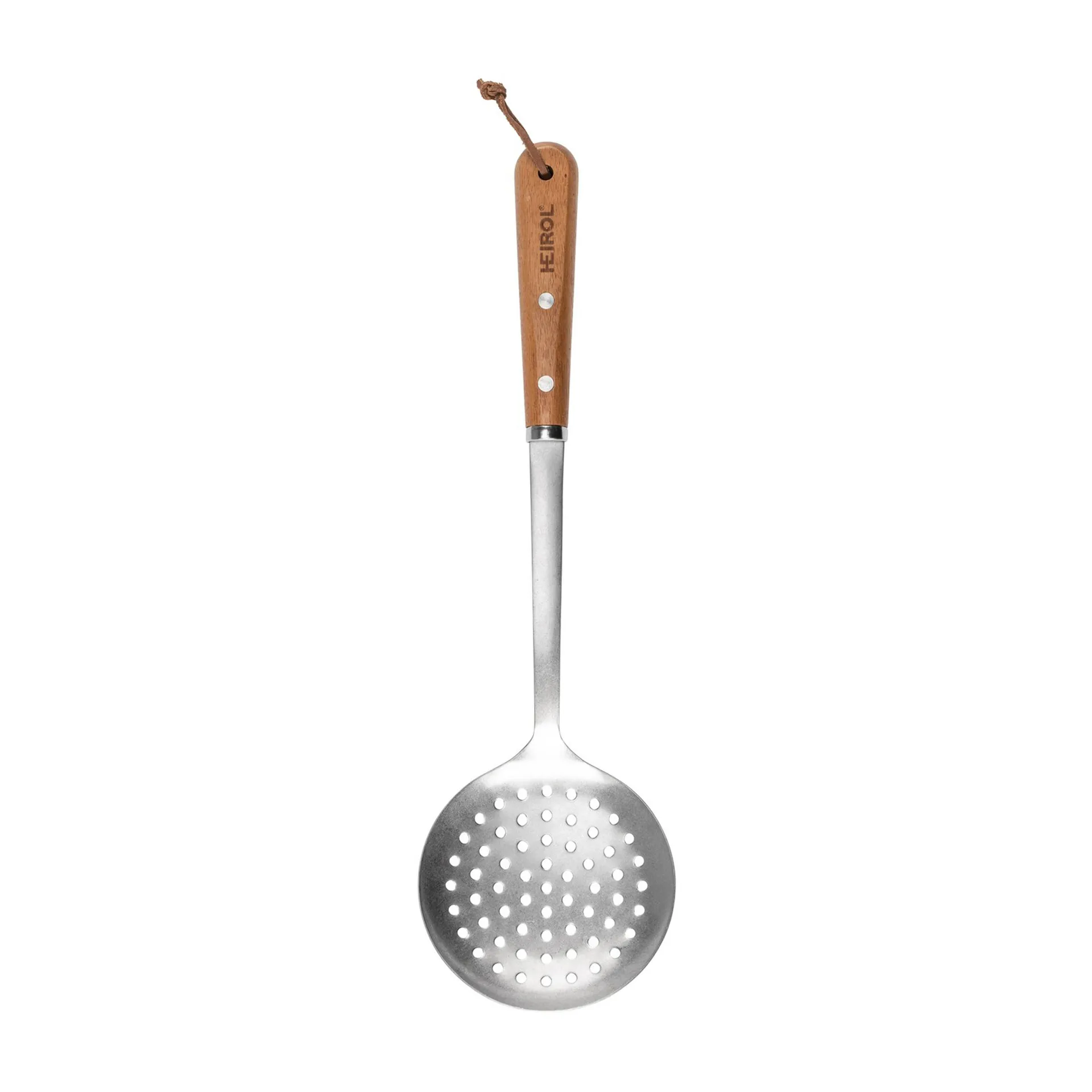 Stainless steel skimmer 37.5 cm, Beech Heirol