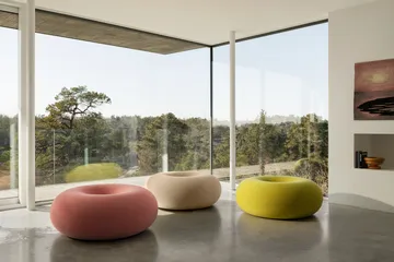 Boa pouf Ø114 cm - Cotton candy - Hem
