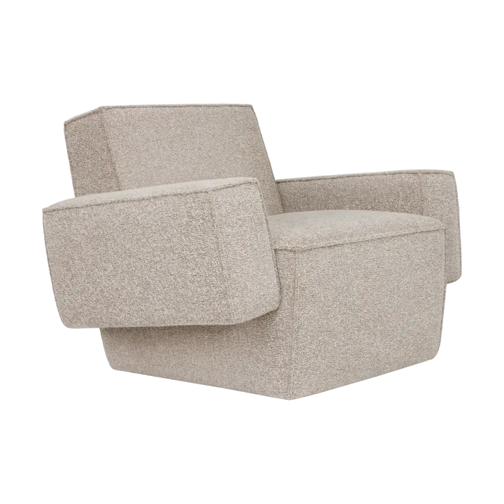Hunk lounge chair with arm rest - Swan - Hem