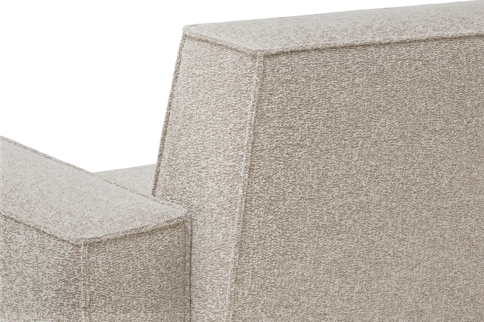 Hunk lounge chair with arm rest, Swan Hem