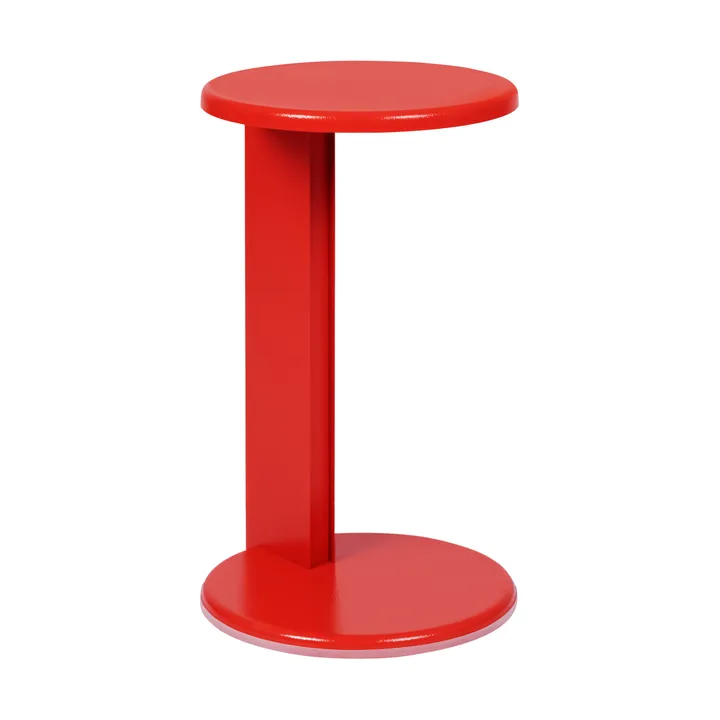 Lolly side table 56 cm - Traffic red gloss - Hem