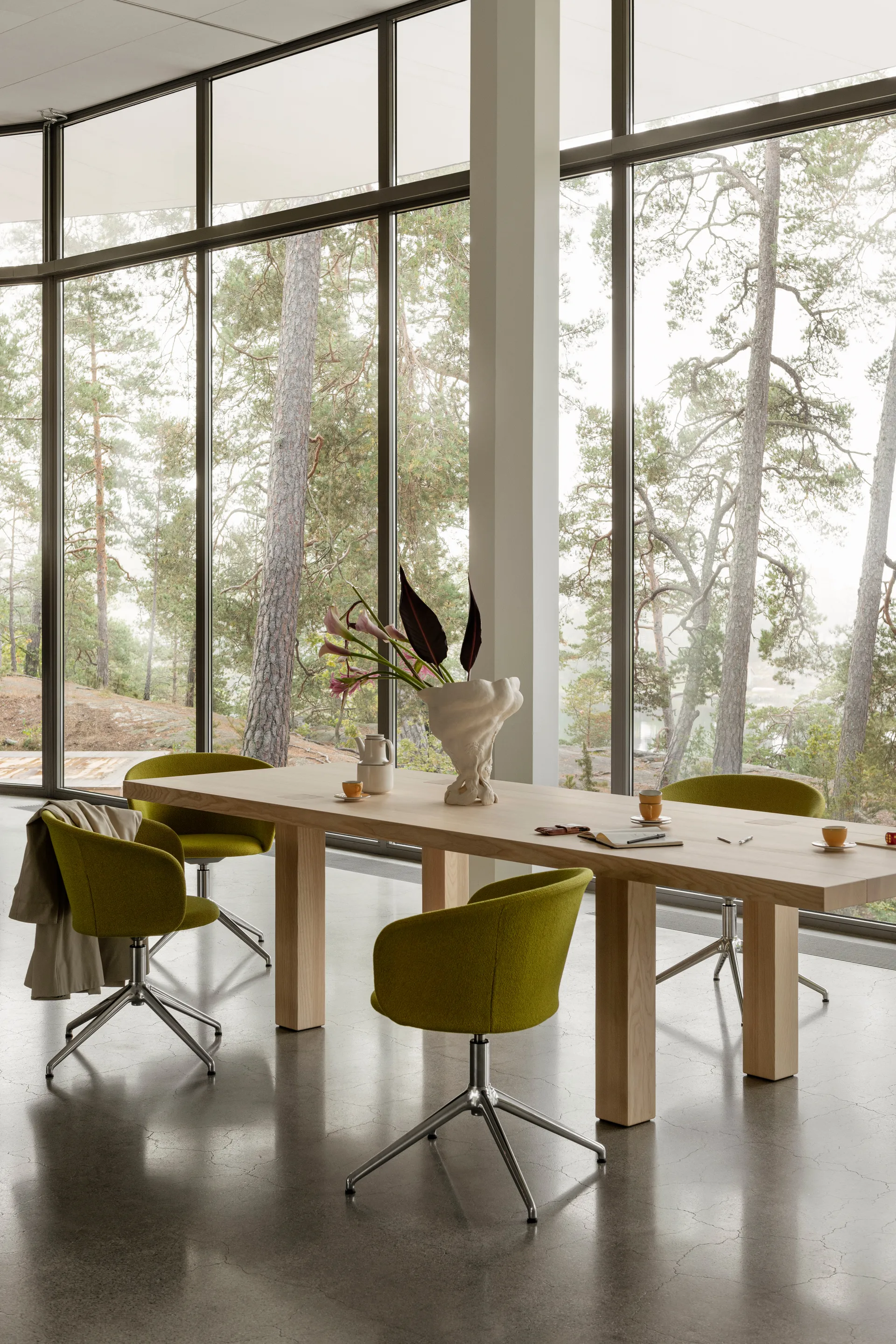 Max dining table 90x250 cm, Ash Hem