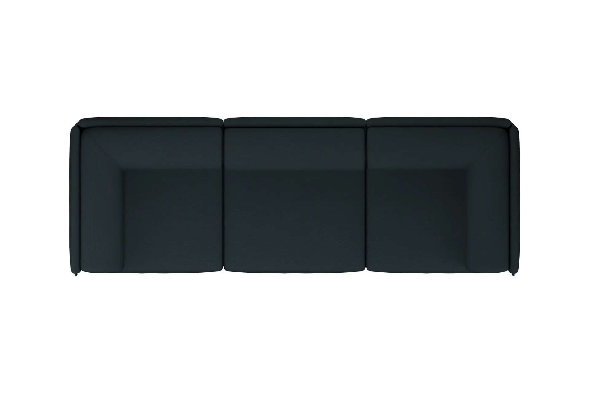 Palo Block 3-seater sofa with arm rest Low 295 cm, Pine Hem