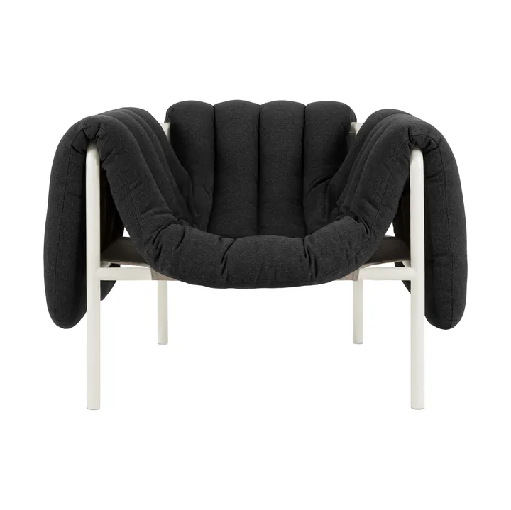 Puffy lounge chair - Anthracite-cream - Hem