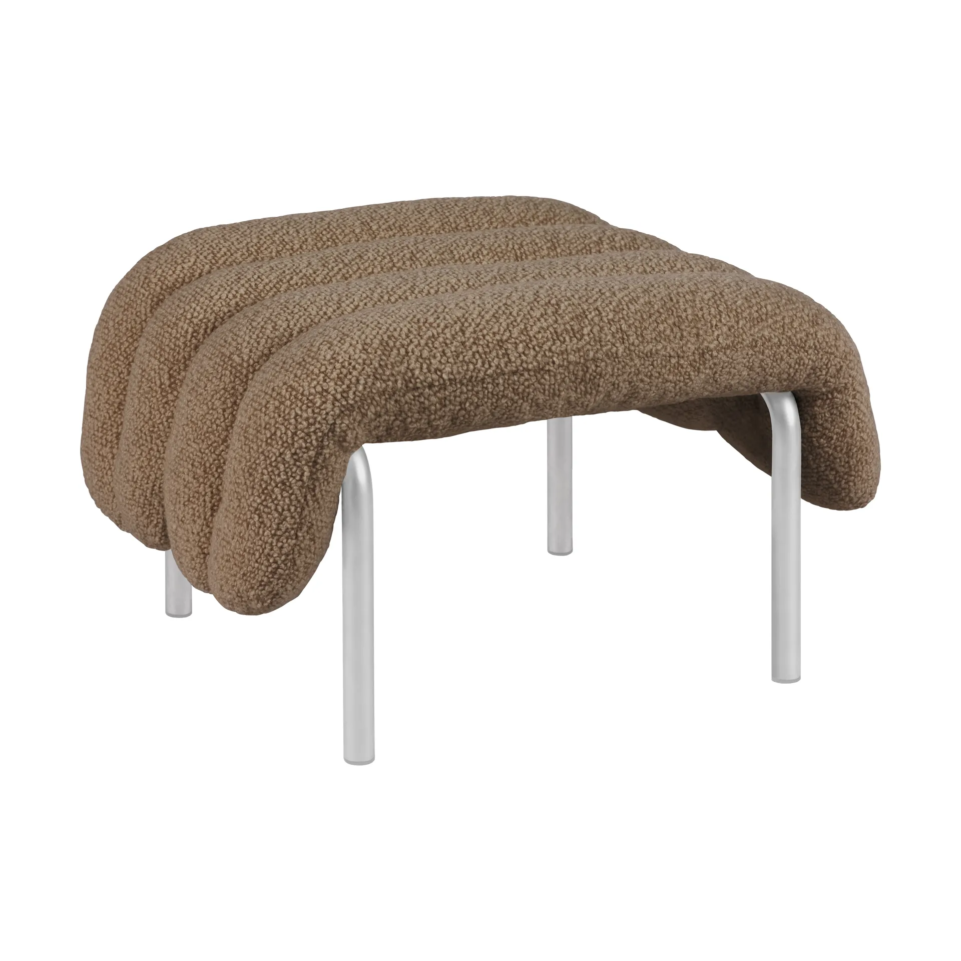 Puffy ottoman 58x67 cm, Sawdust-stainless steel Hem
