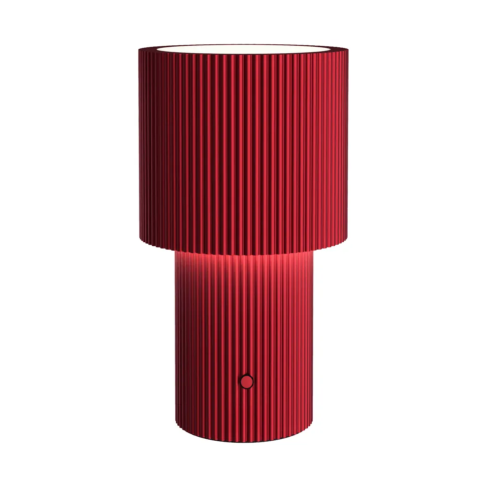 Iluma portable table lamp, Red Herstal