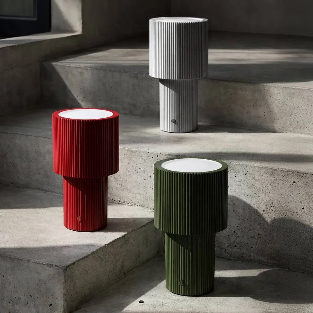 Iluma portable table lamp, Red Herstal