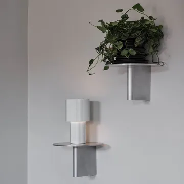 Iluma portable table lamp - Silver - Herstal