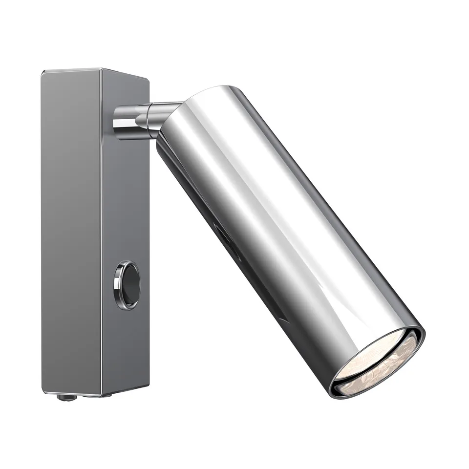 Pipeline wall lamp, Chrome Herstal