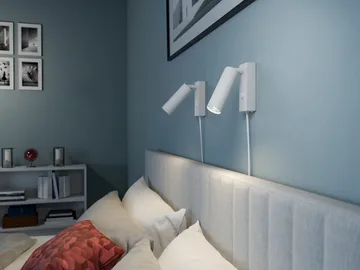 Pipeline wall lamp - Matte white - Herstal