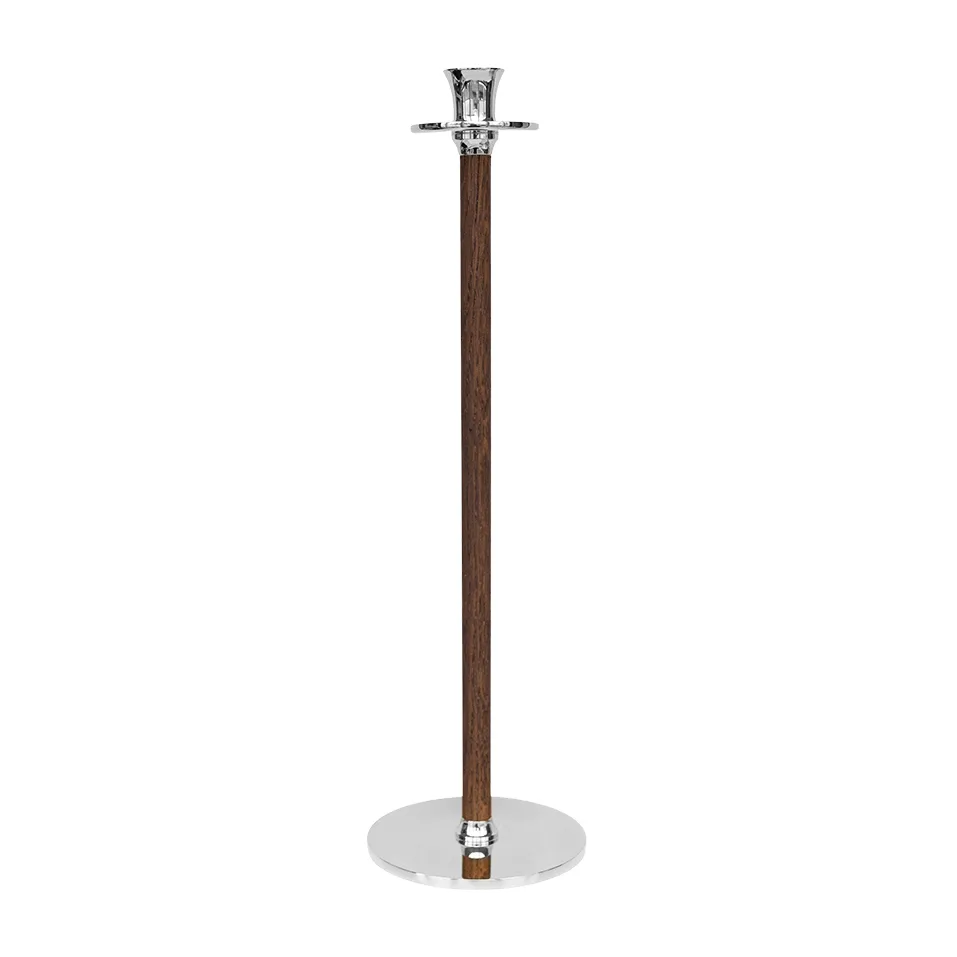 Alto Basso candle sticks, Nickel-plated brass Hilke Collection