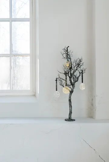 Piano tree ornament - Nickel-plated brass - Hilke Collection