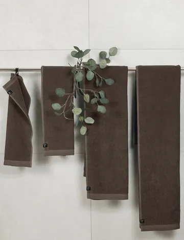 Lina towel chocolat - 30x50 cm - Himla
