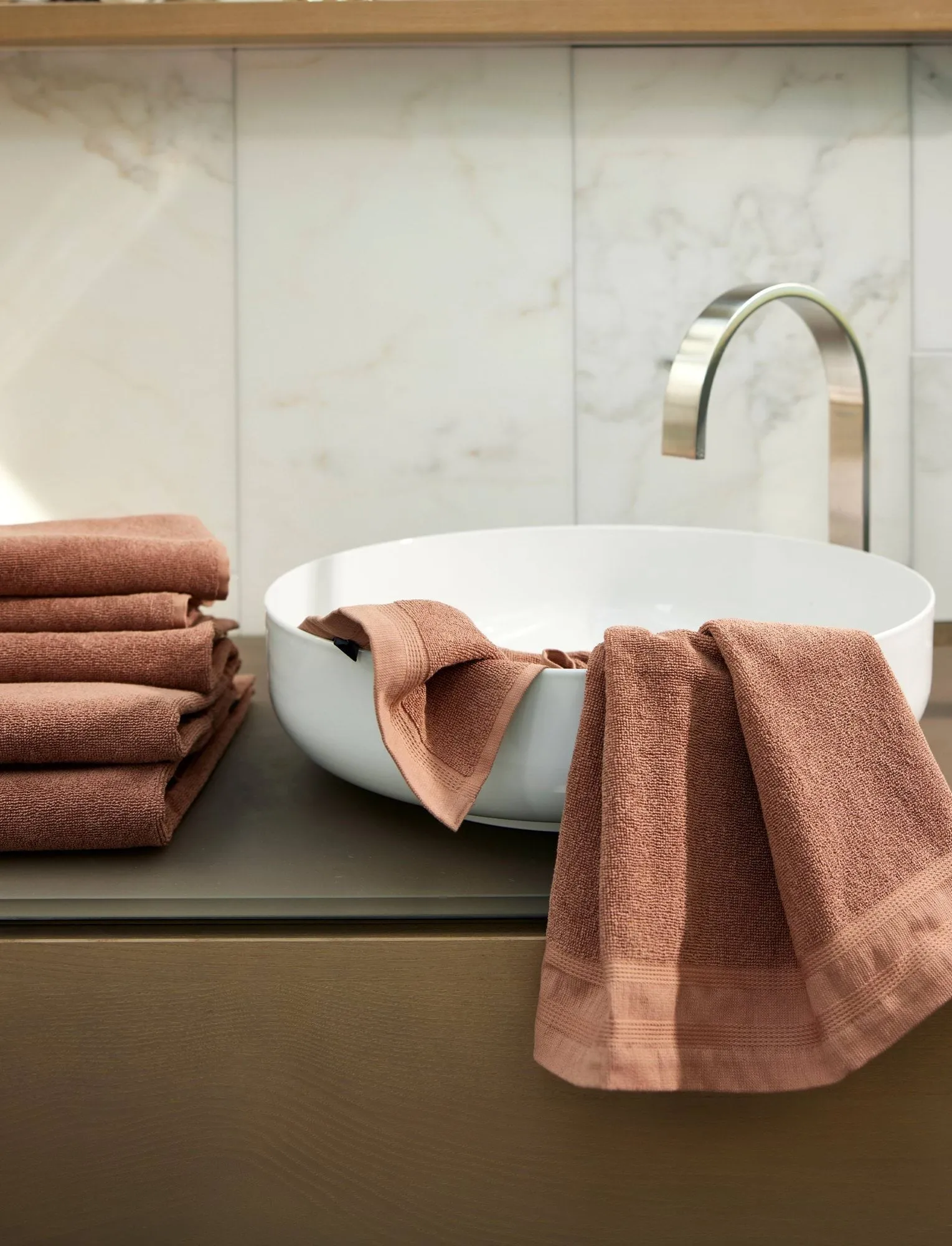 Lina towel, Grounded (pink), 100x150 cm Himla