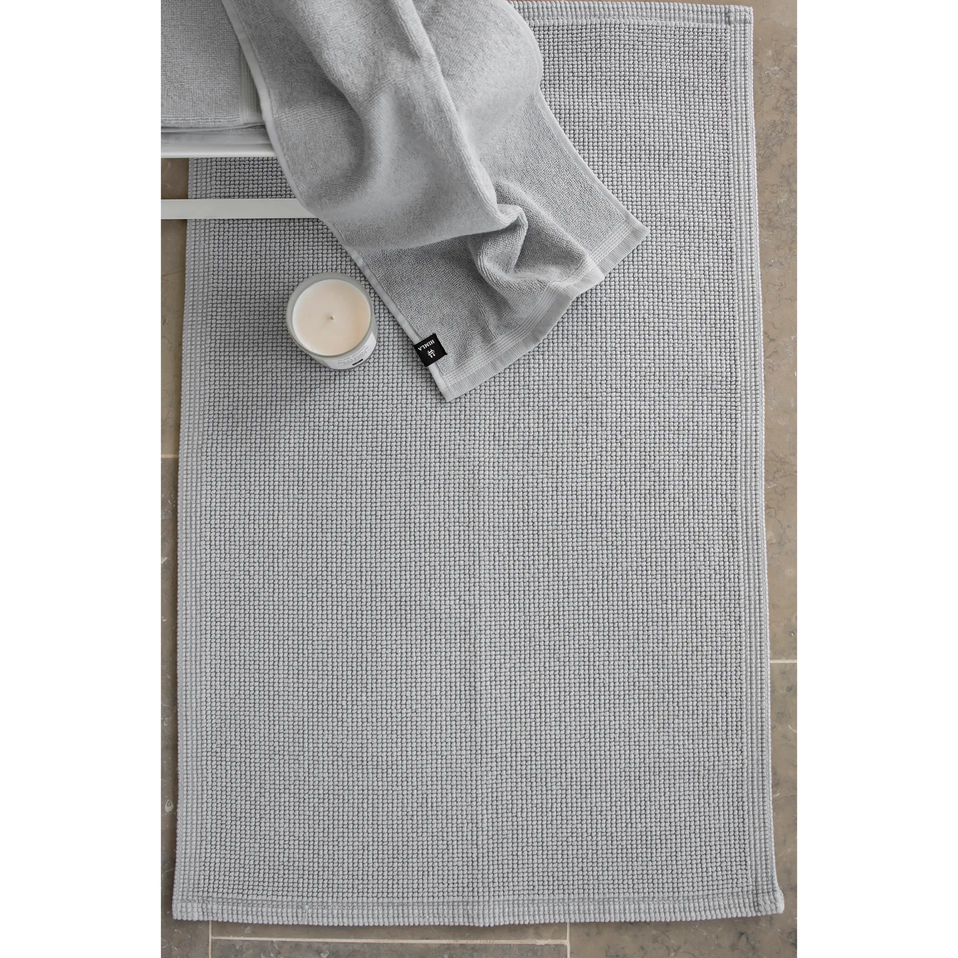 Love bathroom mat 70x110 cm, Cool (blue) Himla