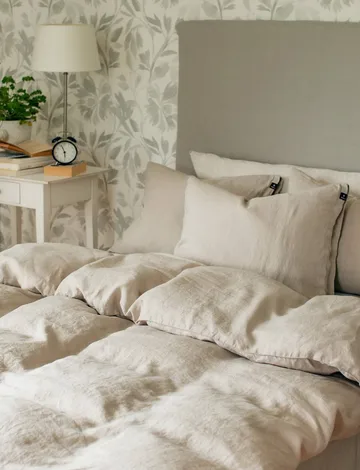 Sunrise duvetcover 220x220 cm - Vintage (grey) - Himla