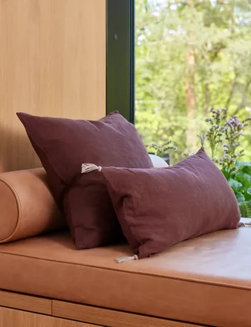 Sunshine cushion cover - Burgundy (red), 50x50 cm - Himla