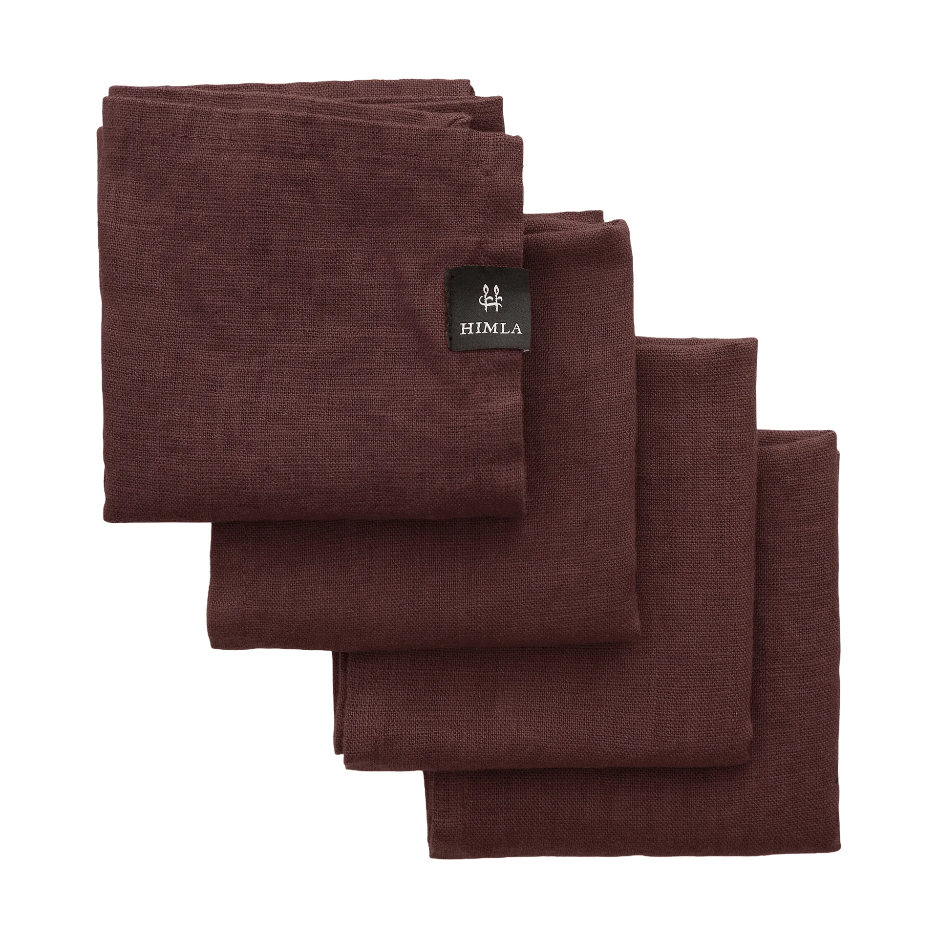 Sunshine napkin 4-pack, Burgundy (red) Himla