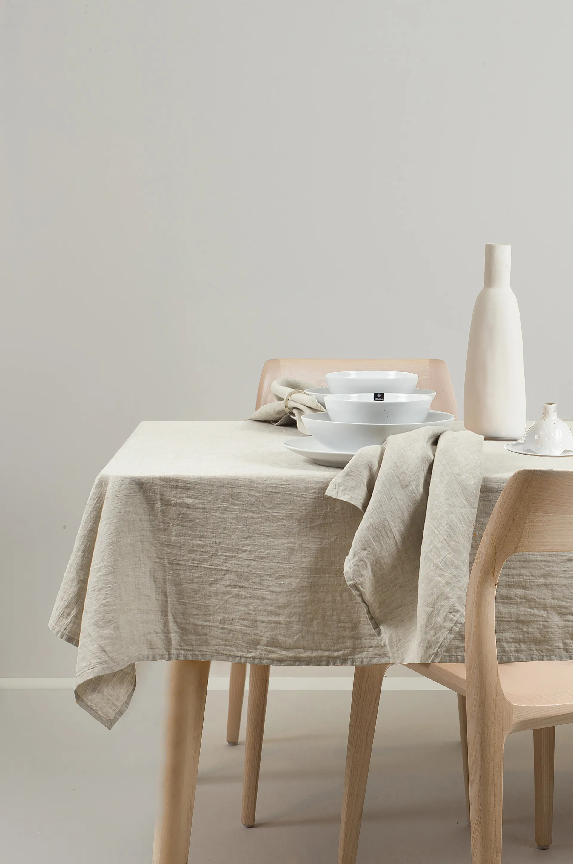 Sunshine tablecloth 140x250 cm, Oatmeal (Natural) Himla