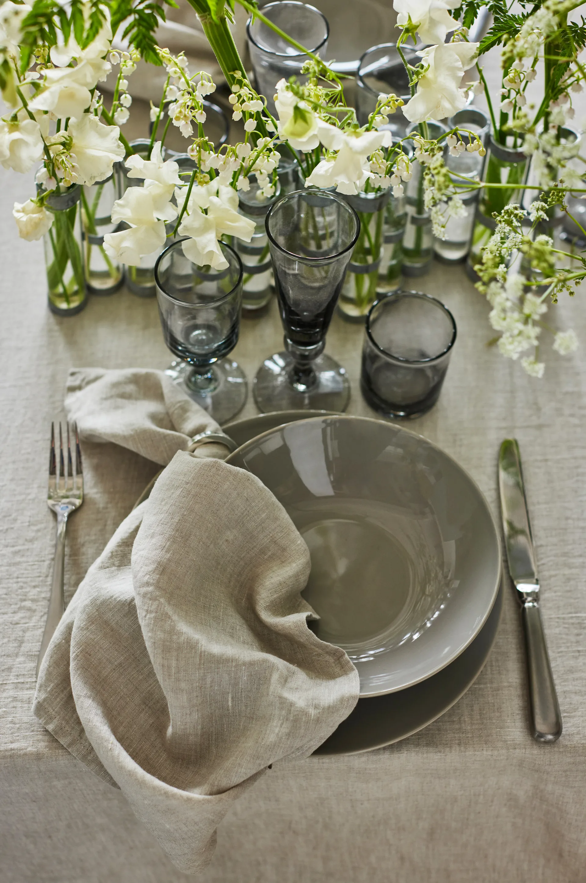 Sunshine tablecloth 140x250 cm, Oatmeal (Natural) Himla