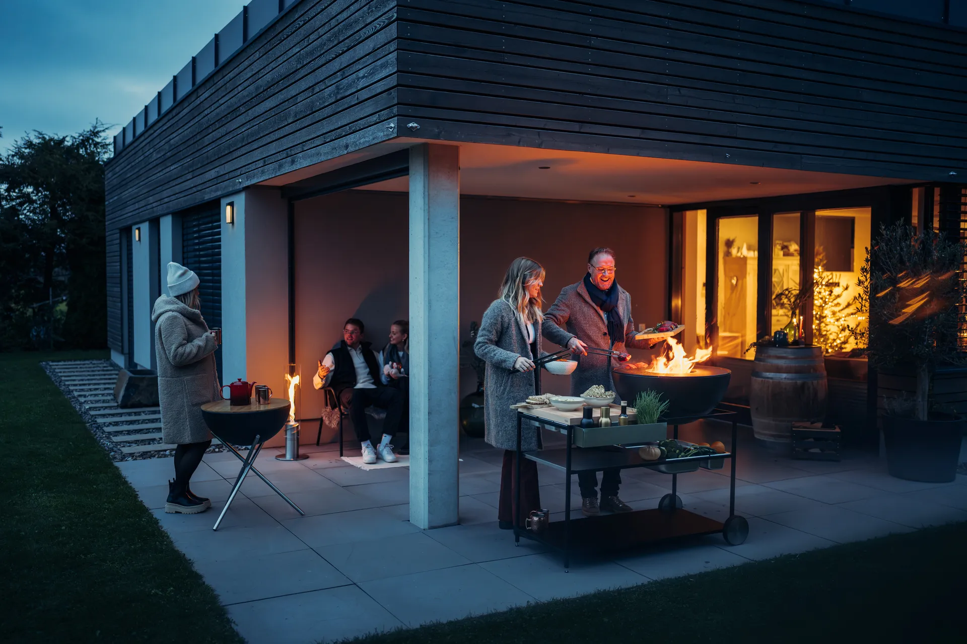 FIRE KITCHEN outdoor kitchen, Black Höfats