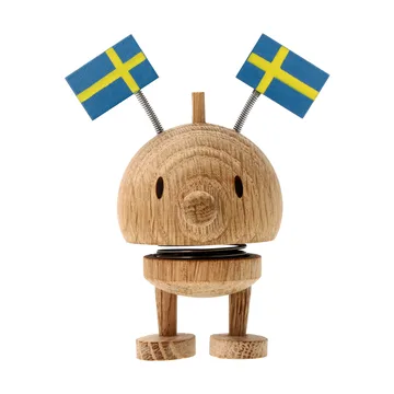 Hoptimist Celebration Bumble figurine - S, raw oak, Sweden - Hoptimist