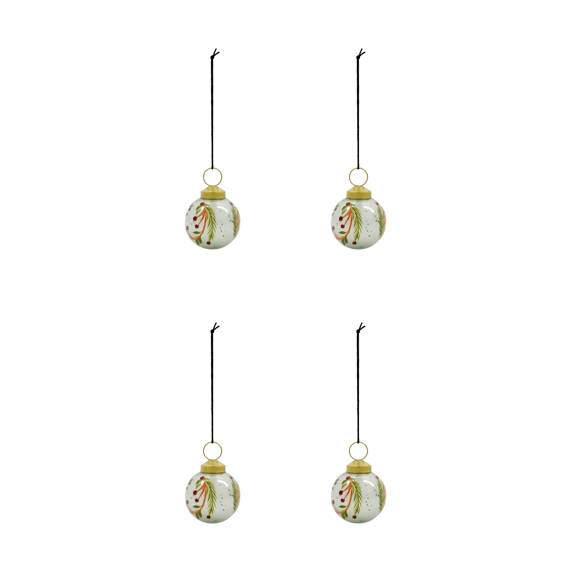 Antico Christmas bauble 4-pack, Light blue House Doctor
