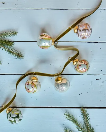 Antico Christmas bauble 4-pack - Light blue - House Doctor