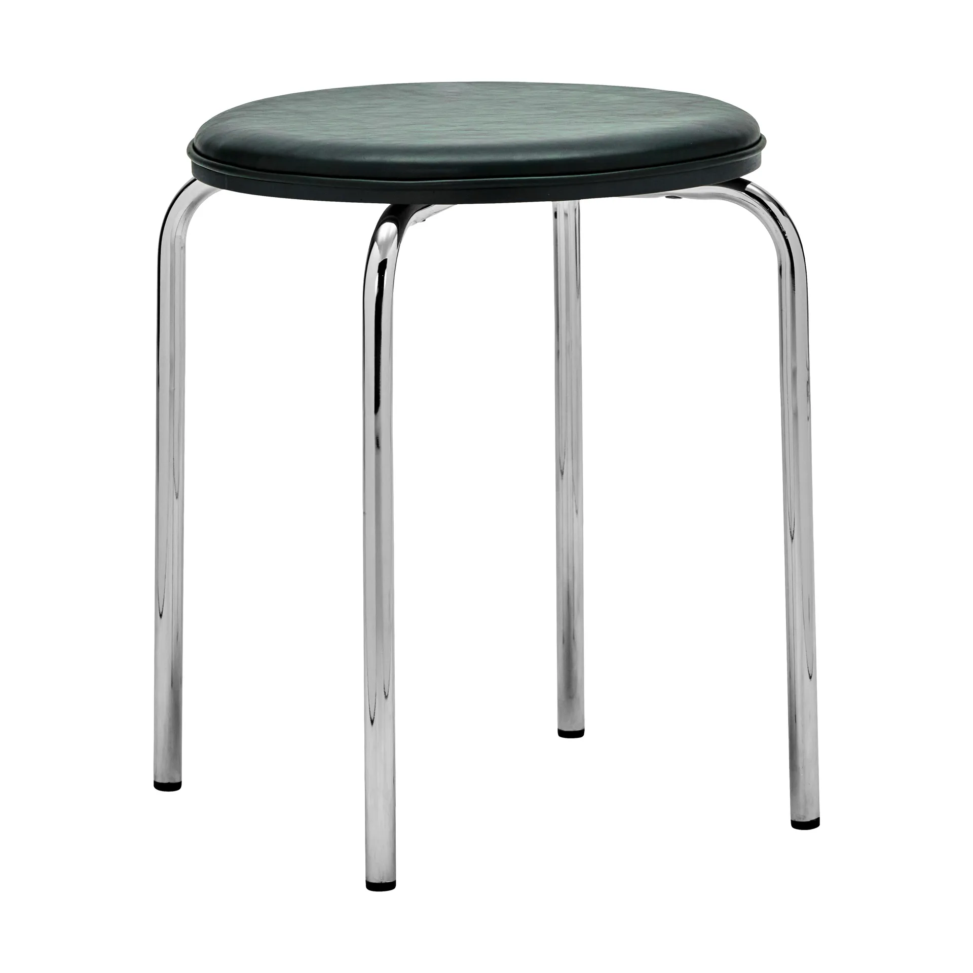 Comma round stool, Dark green, Ø37x45 cm House Doctor