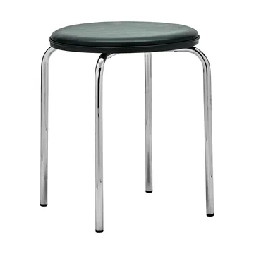 Comma round stool - Dark green, Ø37x45 cm - House Doctor