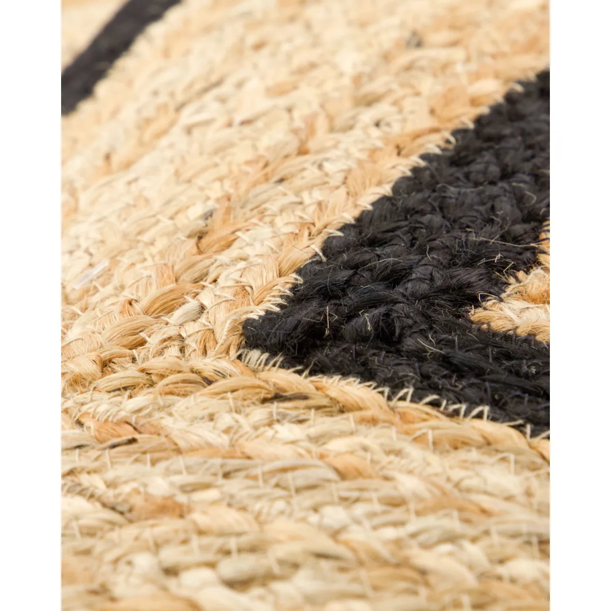 Denta doormat, Black-natural, 60x90 cm House Doctor