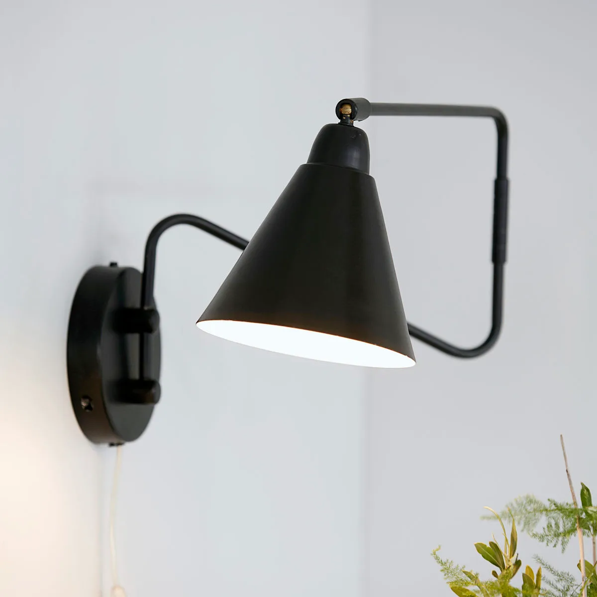 Game wall lamp black, large, 76 cm House Doctor