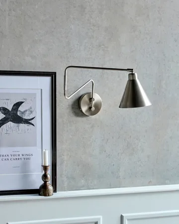 Game wall lamp brushed silver - Large, 76 cm - House Doctor