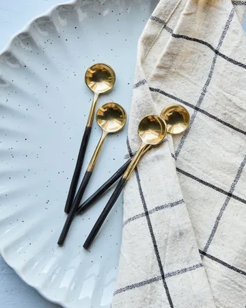 House Doctor spoon 4-pack - Antique brass - House Doctor