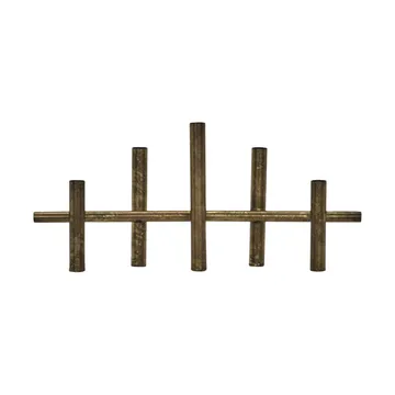 Maxi candle holder 45 cm - Antique brass color - House Doctor