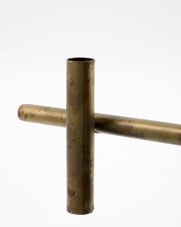 Maxi candle holder 45 cm - Antique brass color - House Doctor