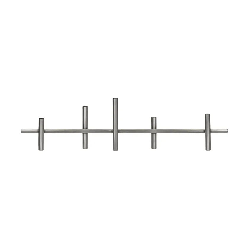 Maxi candlestick 80 cm, Antique silver House Doctor