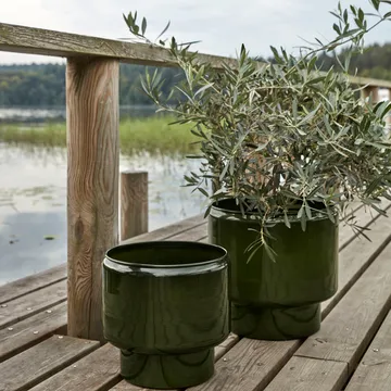 Pile pot 2 pieces - Green - House Doctor