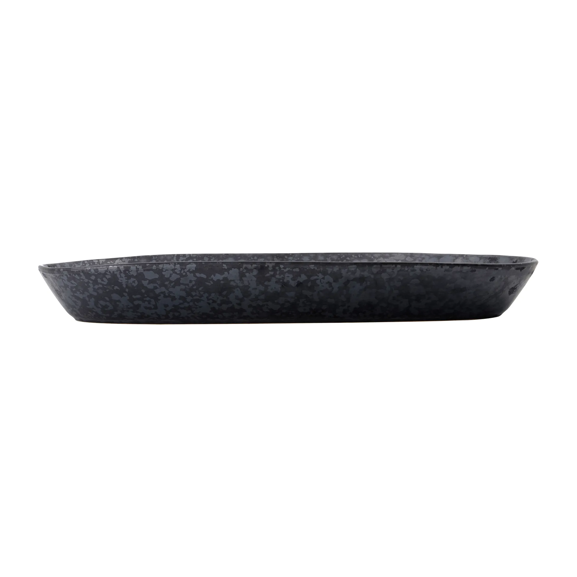 Pion serving plate 19x38 cm, Black-brown House Doctor