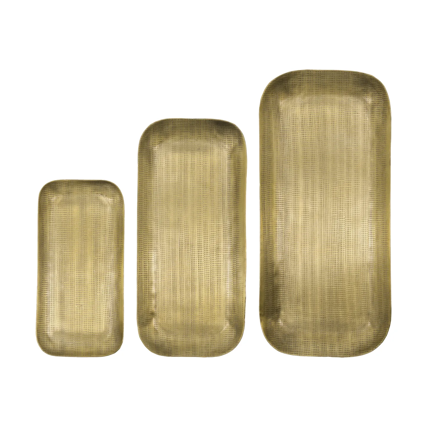 Plato decorative tray 3 pieces, Golden House Doctor