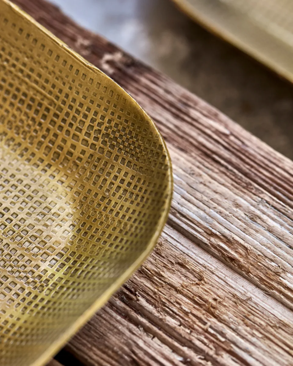 Plato decorative tray 3 pieces, Golden House Doctor
