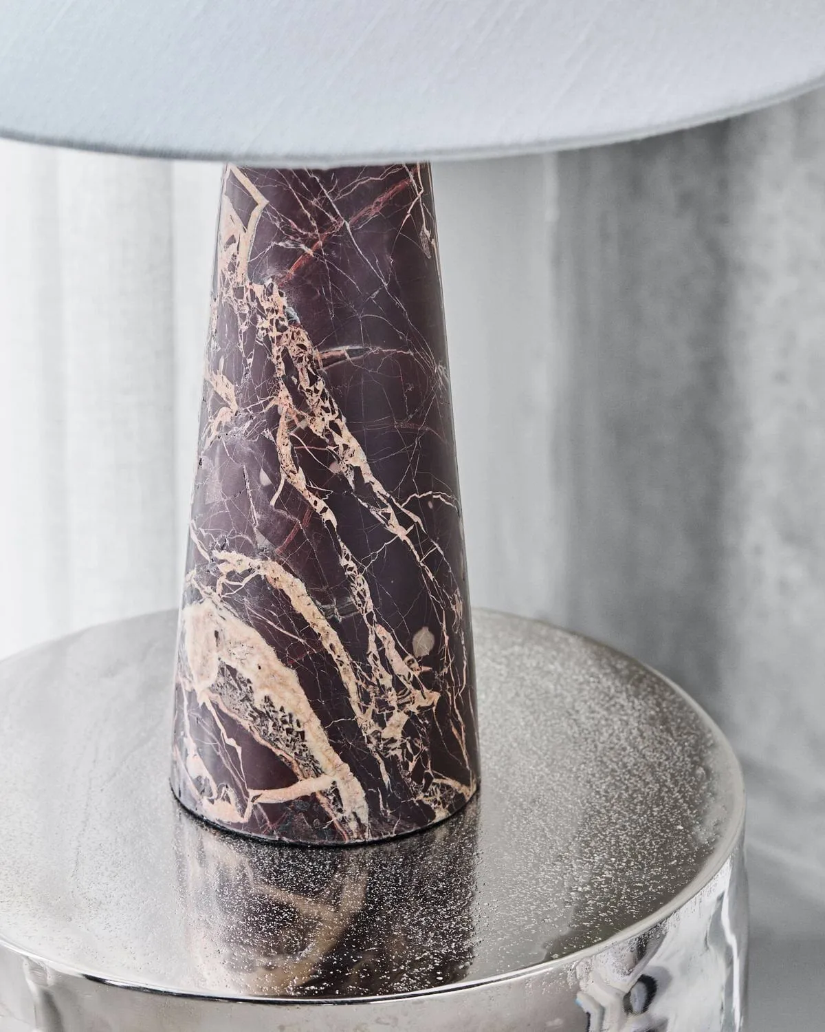 Soffi table lamp, Brown-Off-White, Ø42x44.5 cm House Doctor