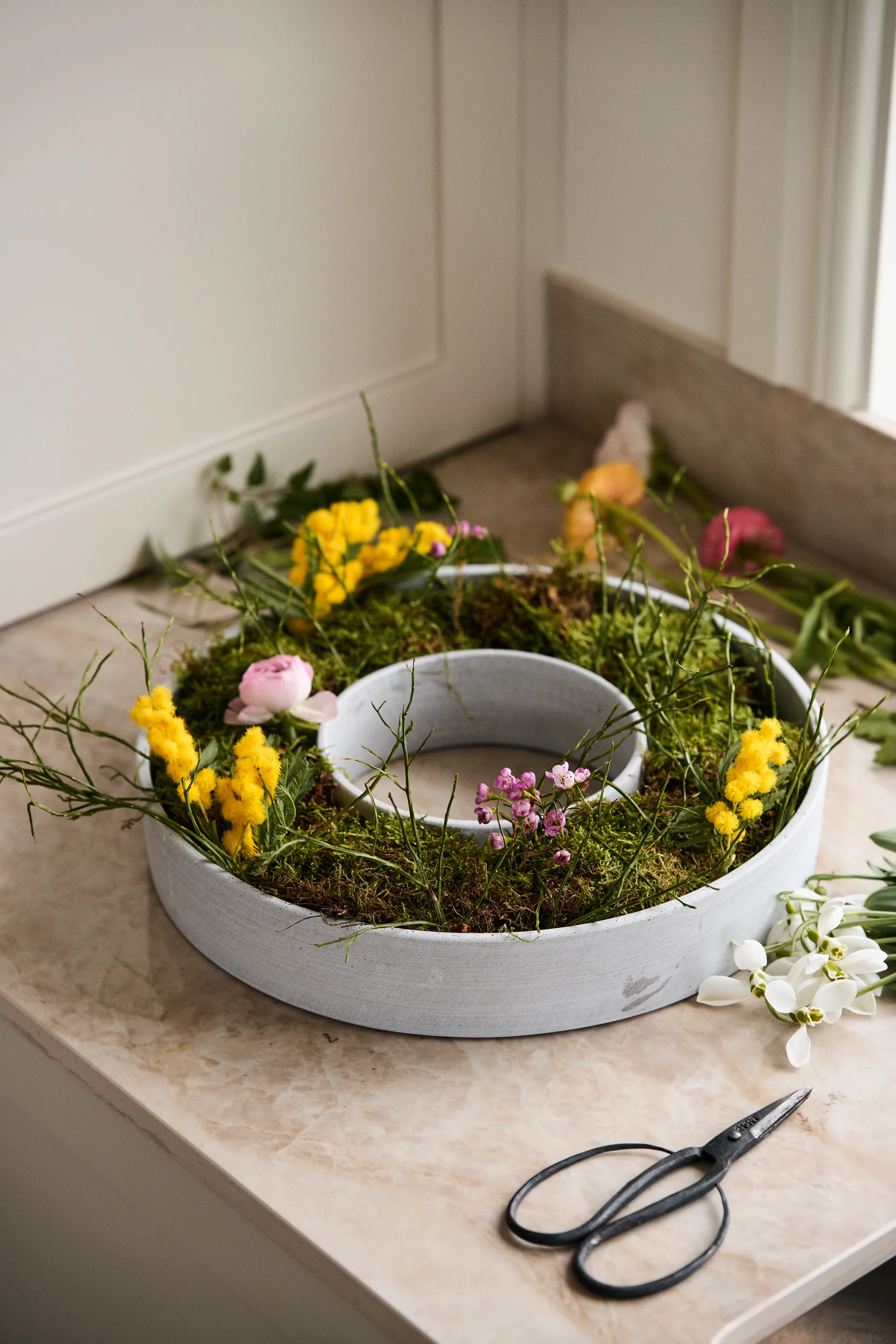 The Ring advent candle holder, Concrete House Doctor