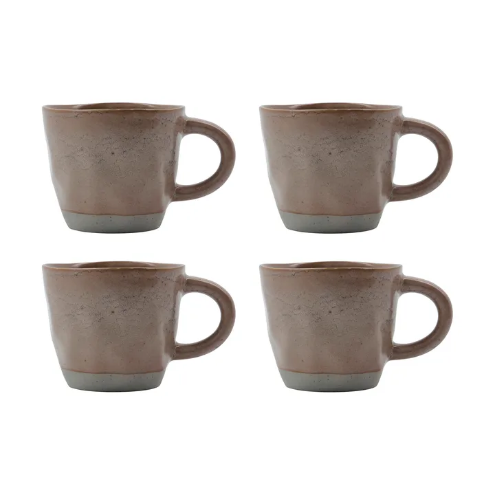 Vida mug 29 cl 4-pack - Pink - House Doctor