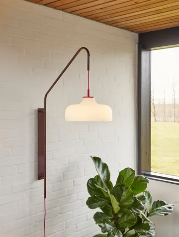 Current wall lamp - Red - Hübsch