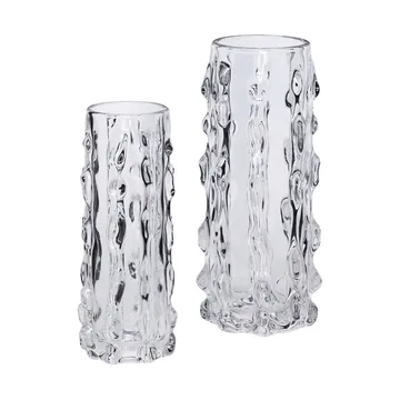 Kawa vase - Clear, 2 pieces - Hübsch
