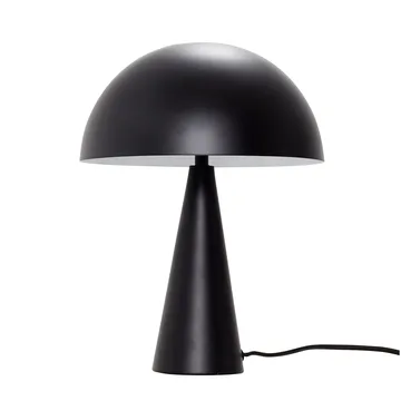 Mush table lamp - Black, mini 34 cm - Hübsch