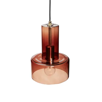 Ripple pendant lamp - Amber - Hübsch